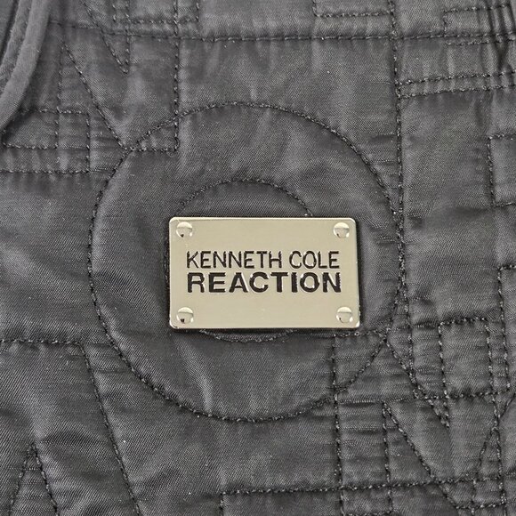Kenneth Cole Reaction Black Quilted Nylon Tote Bag - Picture 2 of 11